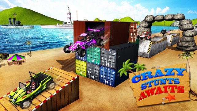 Buggy Stunts 3D: Beach Mania(圖3)-速報App