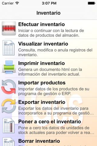 Inventario screenshot 2