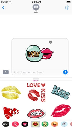 Kiss Me Stickers App(圖2)-速報App