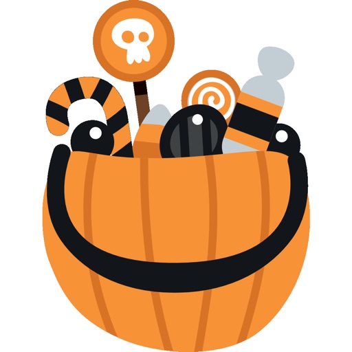 Halloween Costume Stickers - Trick or Treat Icon