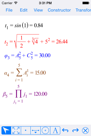 Sketch Math Lite Education Custom Functions