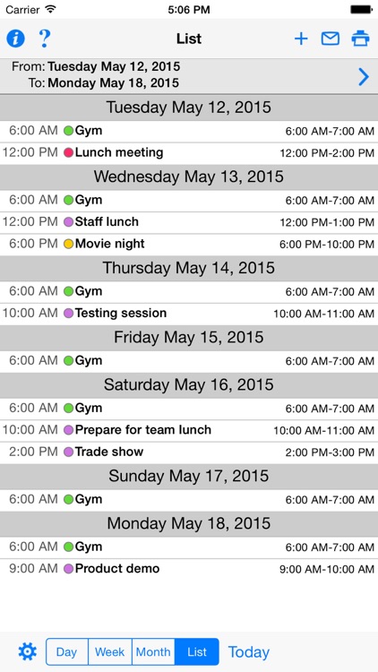 CalPrint for iPhone screenshot-3
