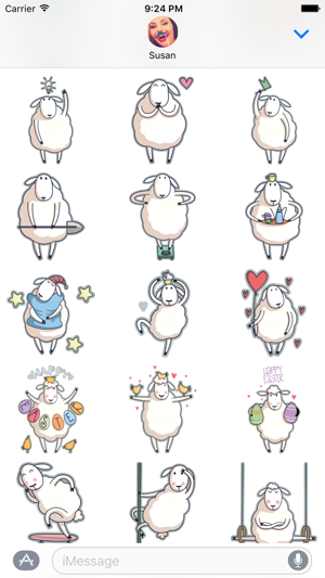 Baa the Sheep – Farm Animal Stickers for iMessage(圖4)-速報App