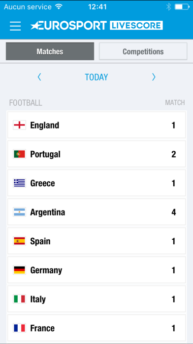Eurosport LIVE Score Screenshot 4