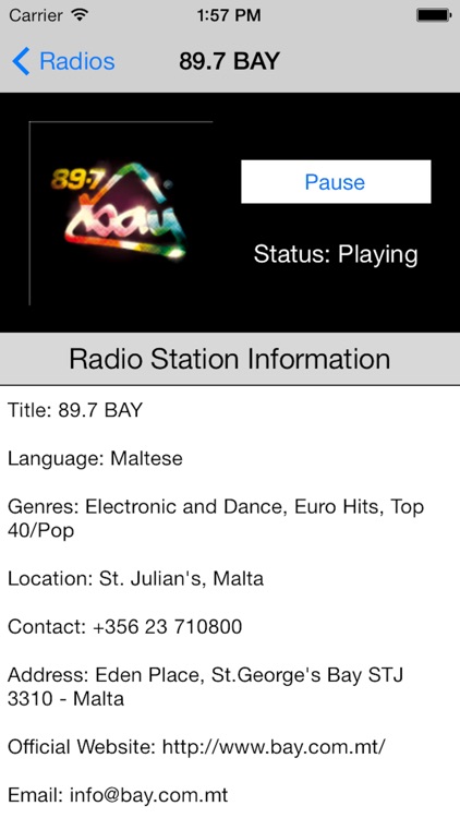 Malta Radio Live Player (Maltese / Malti Radju) screenshot-4