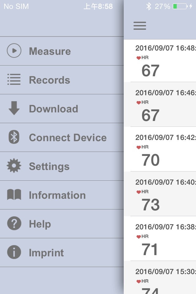 Sanitas ECG Manager screenshot 2