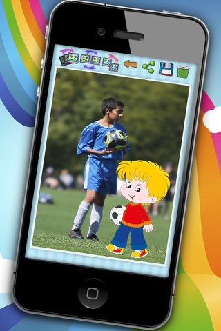 Football stickers and soccer adhesives for photos - Premium screenshot 3