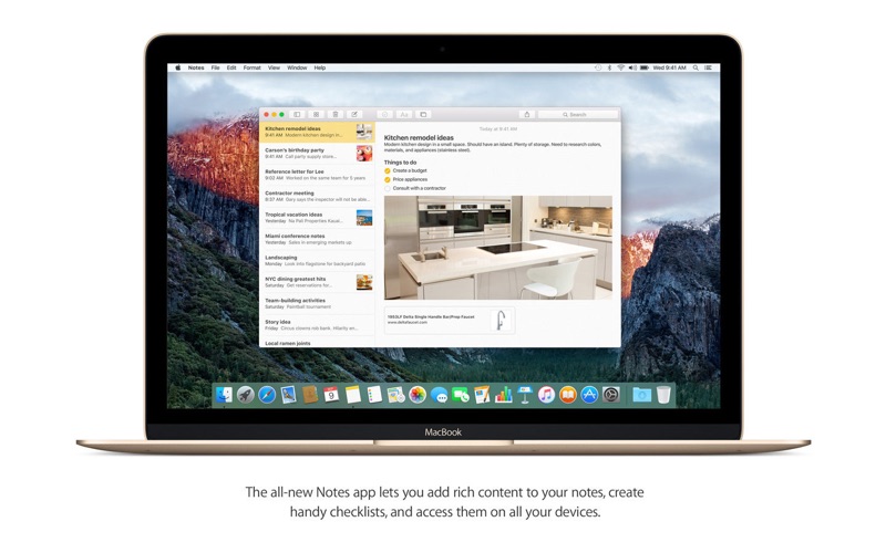 OS X El Capitan Screenshot