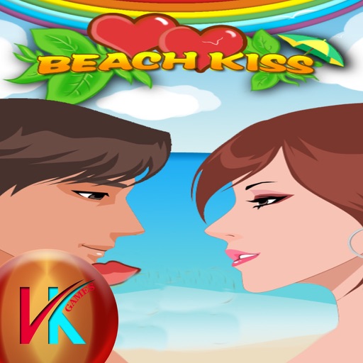 Couple Beach Kiss Love Game Icon