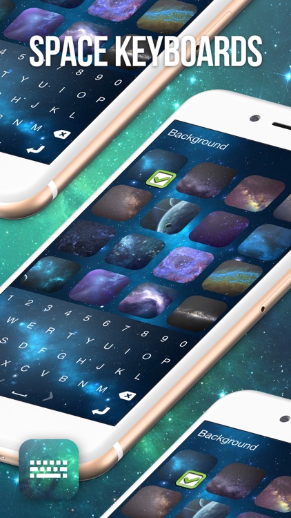 Space Keyboard Flat Design