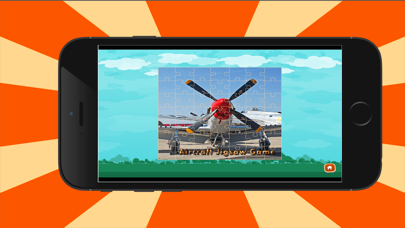 aircrafts jigsaw - Animated Jigsaw Puzzles for Kids with aircraft Cartoons! Screenshot on iOS