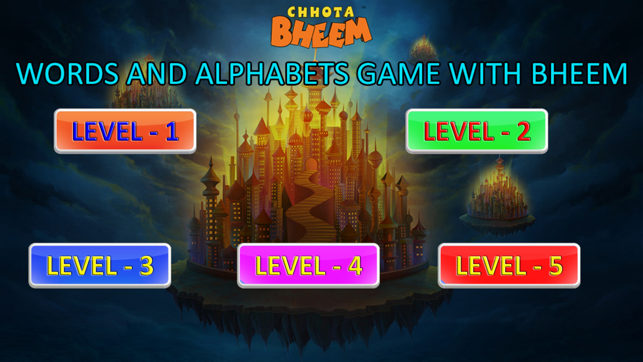 Words and Alphabets Game with Bheem