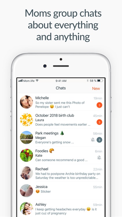 Pregnancy & baby app Mom.life