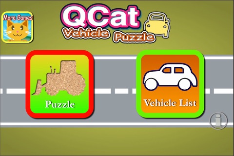 QCat - Vehicle puzzle game - náhled