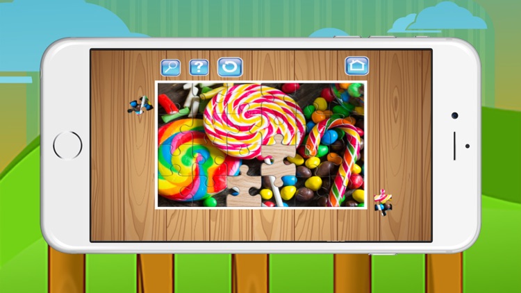 Candy Sliding Jigsaw Puzzle for Adults and Kids