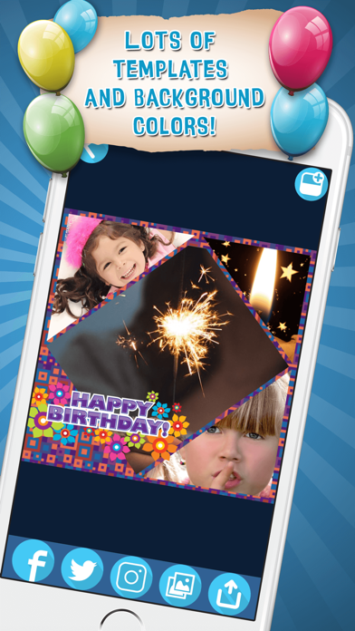 How to cancel & delete Birthday Picture Collage Maker – Cute Photo Editor from iphone & ipad 2