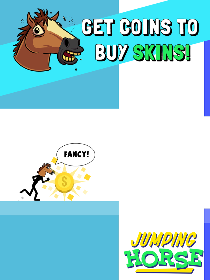 Jumping Horse Head Running Arcade Game