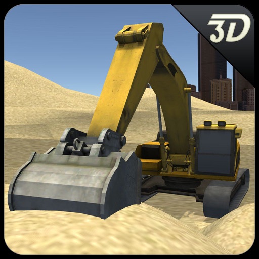 Sand Excavator Simulator 3D - PRO Heavy Duty Crane iOS App