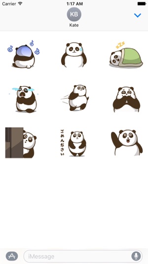 Panda the Cheerleader Stickers(圖2)-速報App