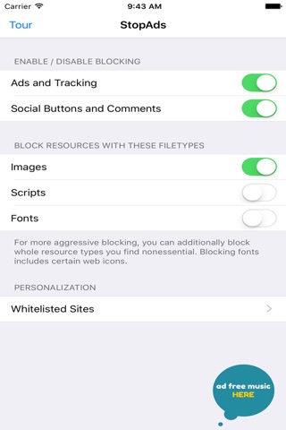 Stop Ads (A simple Ad Blocking app) screenshot 4