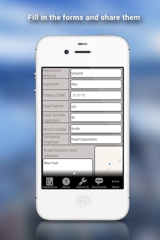 Road Inspection App screenshot 2