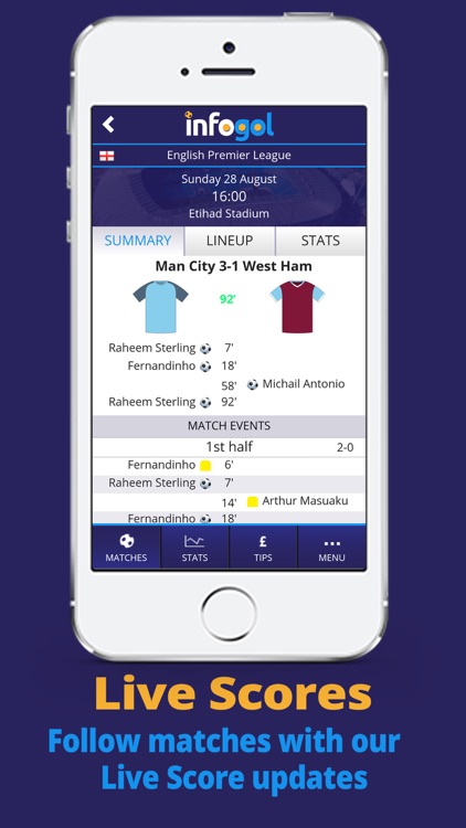 Infogol - Live Football Scores, Fixtures & Results