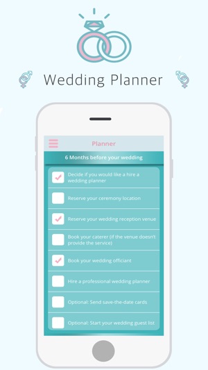 Wedding Planner - track budget, bridal p