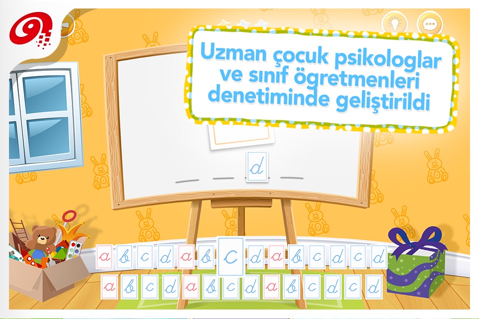 Harfleri Öğren: Sesleri ve yazılışları ile harfler - 4 ve 7 Yaş arası çocuklar için eğitici oyun - Okul öncesi okuma, yazma öğrenimi screenshot 4