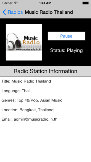 Thailand Radio Live Player (Thai / ประเทศไทย / ภาษาไทย วิทยุ(圖2)-速報App