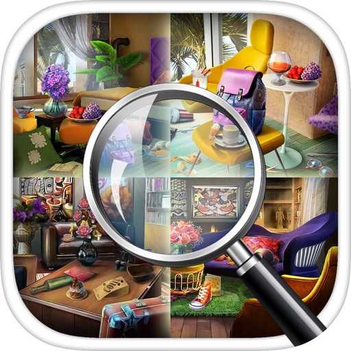 Searching For Home Hidden Objects Icon