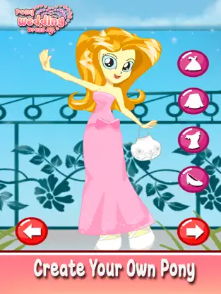 Captura 4 Bride Pony wedding girl princess dress up makeover iphone