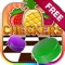 Checkers Board Puzzle for Fruits and Berries Games