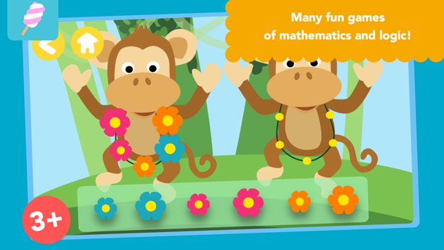 Math Tales - The Jungle: Rhymes and maths for kids(圖1)-速報App