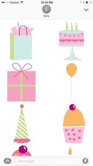 Birthday Design Sticker Pack