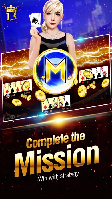 Lucky 13: 13 Card Poker Puzzle 1.2.2 IOS -