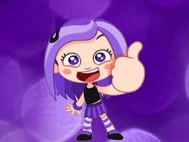 Violet Girl Sticker Pack for iMessage