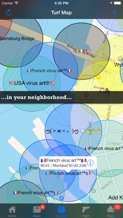 Turf Wars – Location Based Mafia