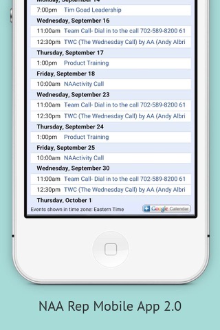 NAA Rep Mobile App 2.0 screenshot 4