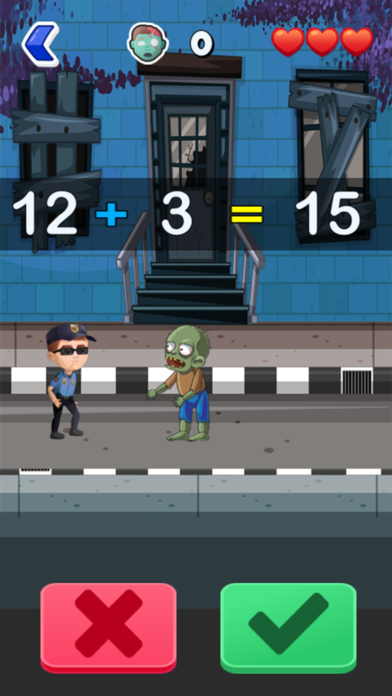 How to cancel & delete Math vs. Zombies : Math Games from iphone & ipad 2