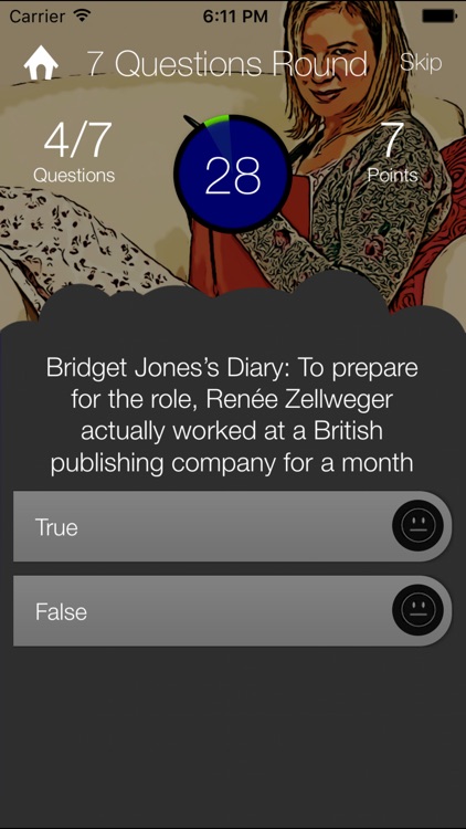 Movie Love Quiz 2016: Bridget Jones Edition App