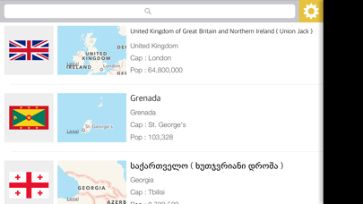 Flags, capitals, populations and world countries ! screenshot 4