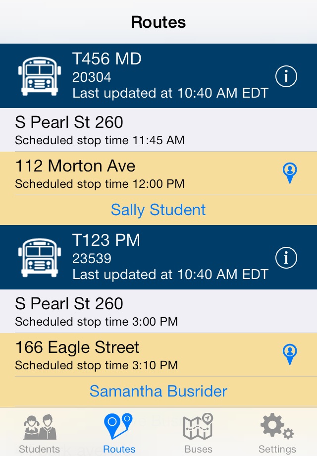 Durham Bus Tracker screenshot 3
