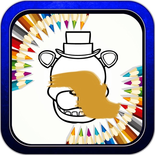 Color Book Game for "five nights at freddy's fnaf" iOS App