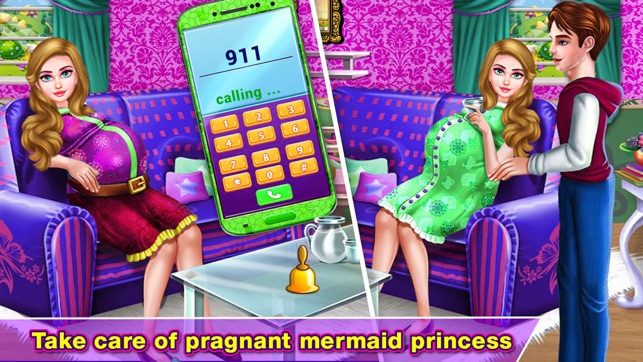 Pragnant Mermaid Care Newborn(圖2)-速報App