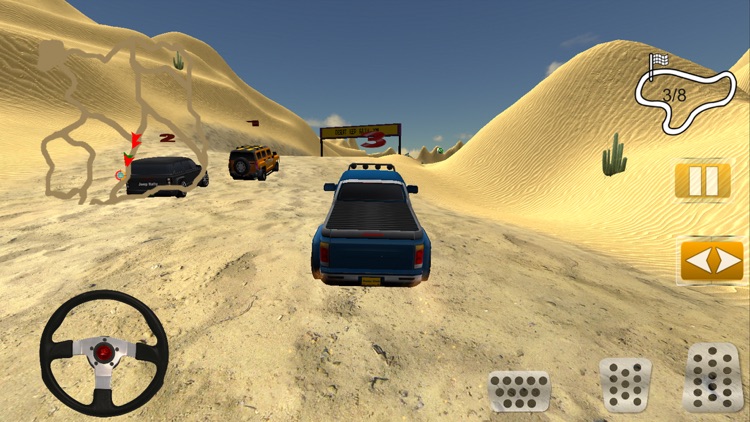 Racing Champion In Desert