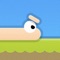 In Pinchworm, slide your thumbs together on the screen to make your worm jump and slide them apart to make it dive