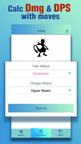 Game screenshot Moves Calculator for Pokemon GO - Damage&DPS apk