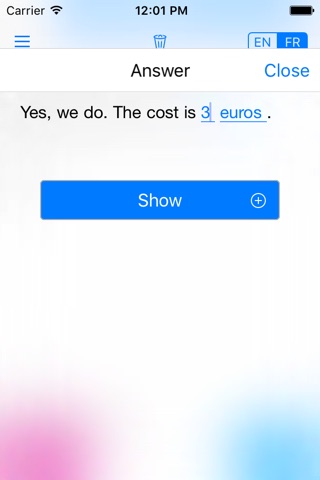 Yocoy : Intelligent Translator English to French. screenshot 4