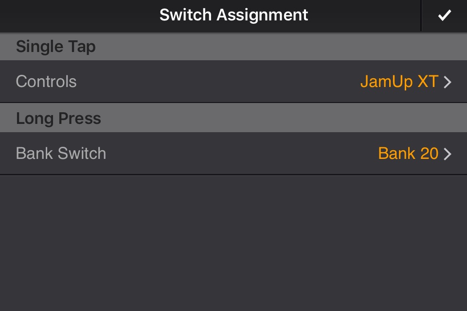 BT Bluetooth MIDI Pedal Editor screenshot 2