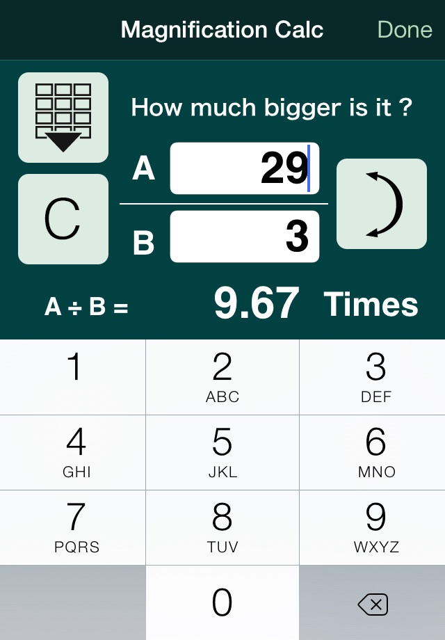 2 Field % Calc screenshot 3